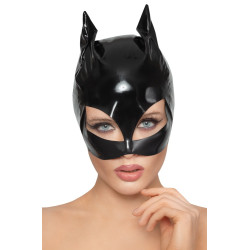 Black Level Masque Chat en Vinyle Cat Mask Noir